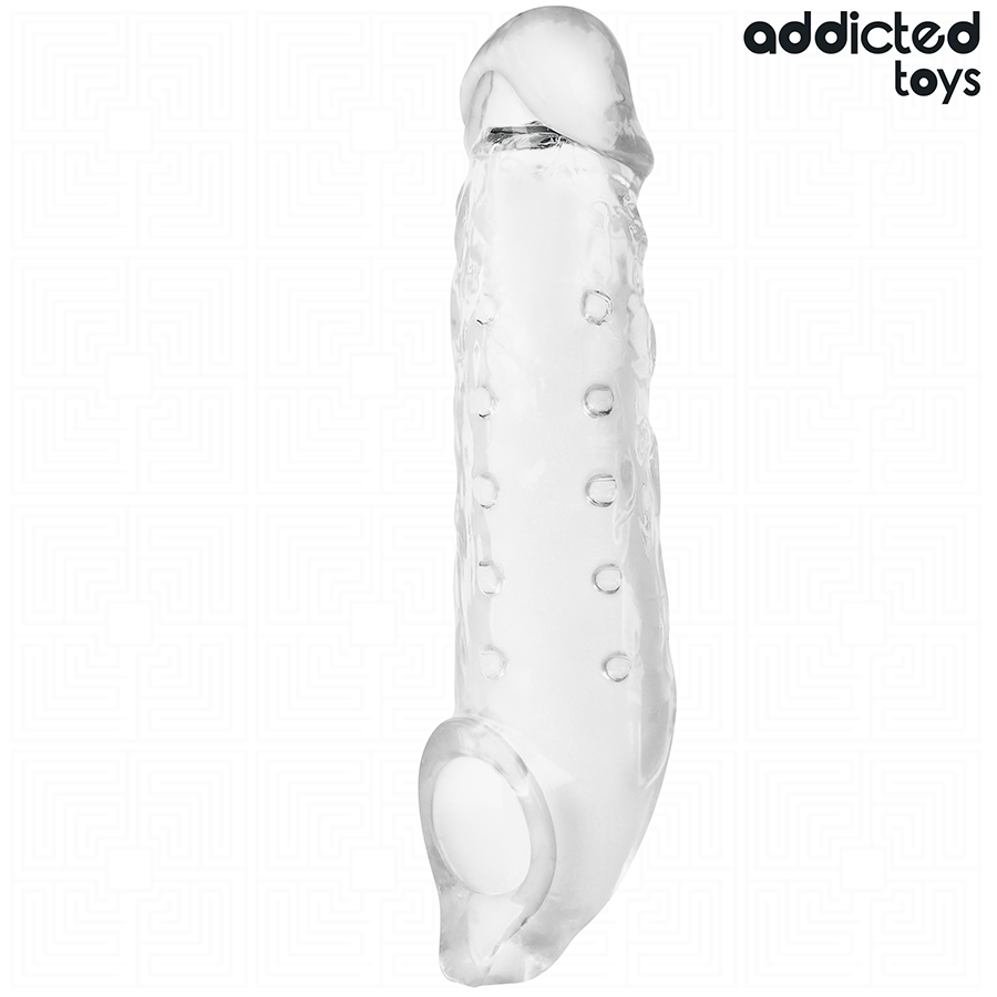 Addicted Toys - Gaine Pénis Transparente Taille M 27 Cm - Image 2