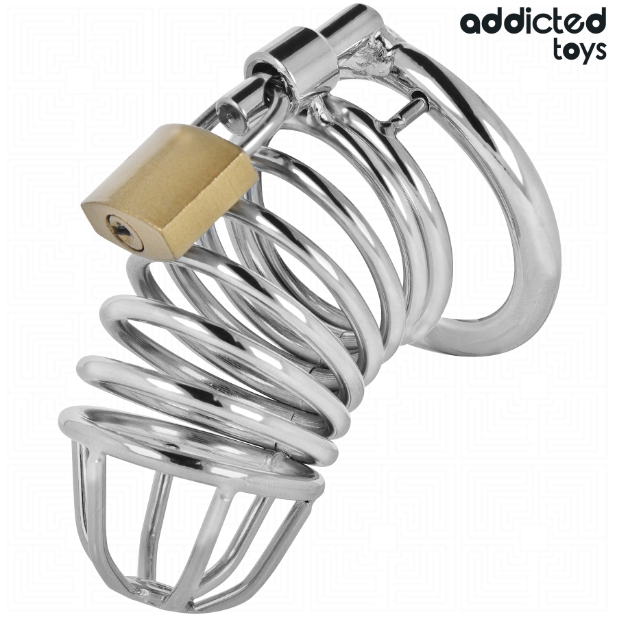 Addicted Toys Locked - Cage À Pénis En Métal Iron Cell Taille M - Image 2