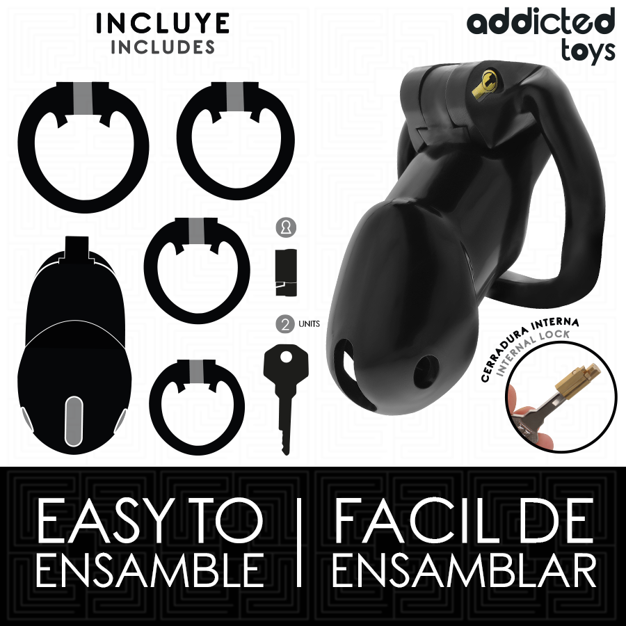 Addicted Toys Locked - Mindnight Cell Cage À Pénis Taille L - Image 4