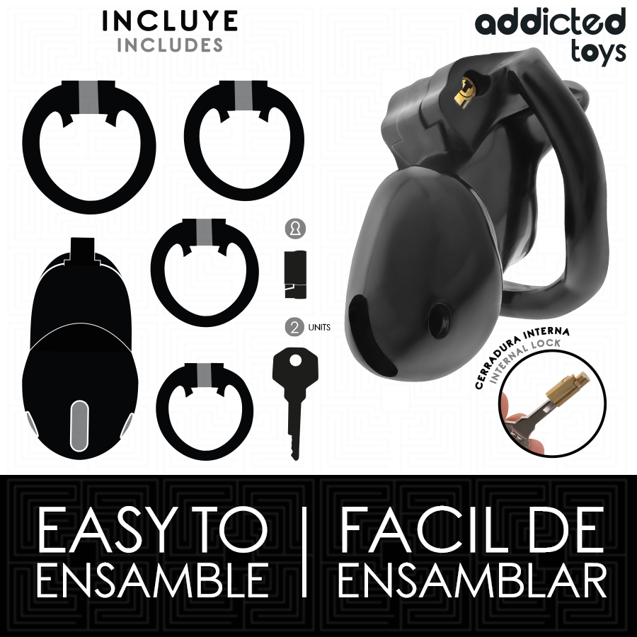 Addicted Toys Locked - Mindnight Cell Cage À Pénis Taille S - Image 4