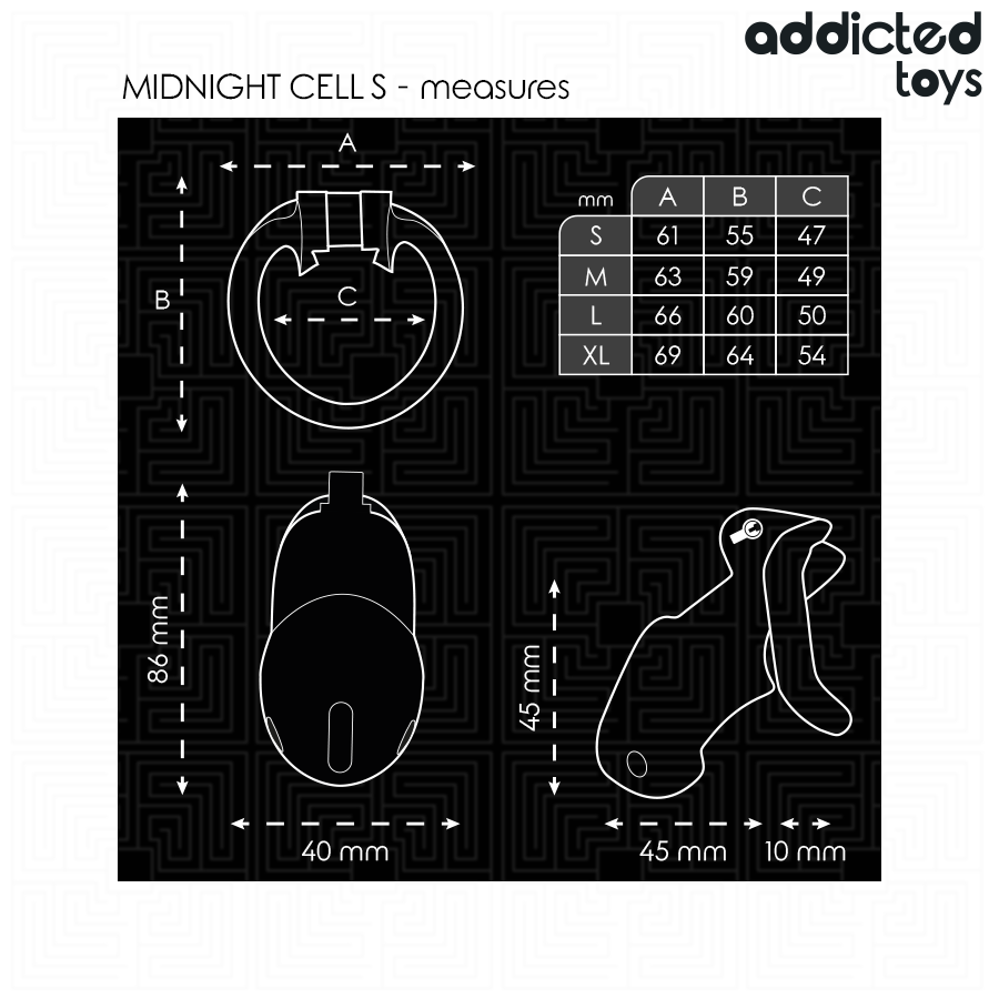 Addicted Toys Locked - Mindnight Cell Cage À Pénis Taille S - Image 5