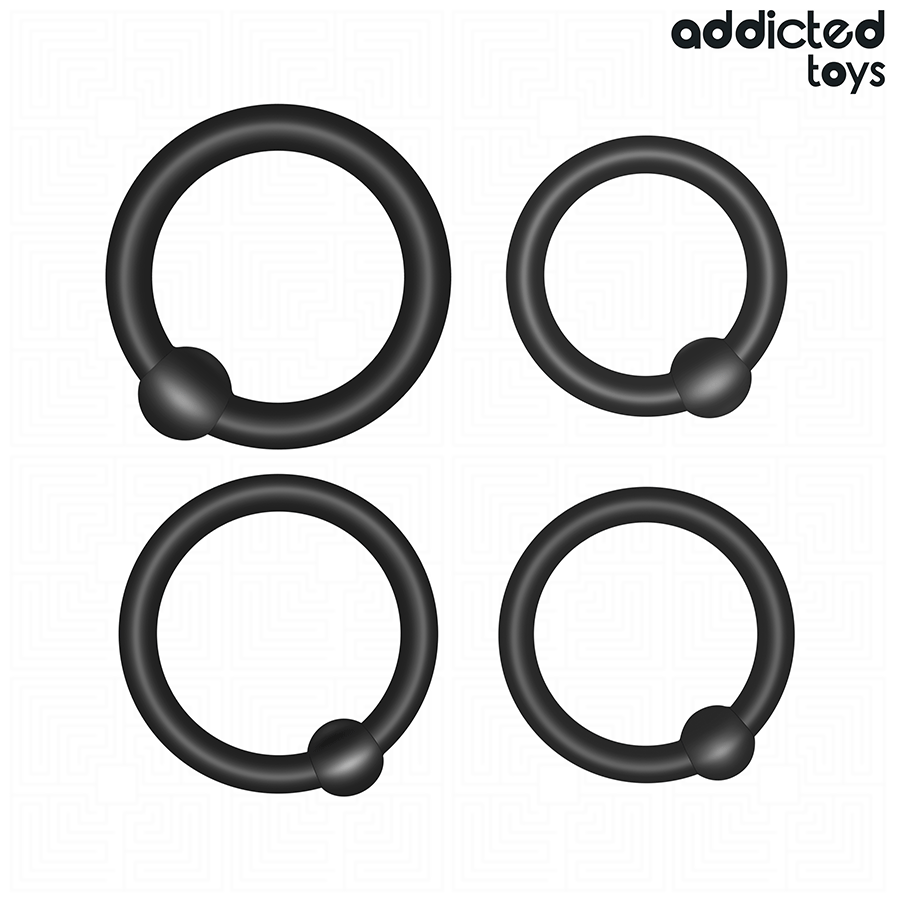 Addicted Toys - Lot D'anneaux En Silicone À Pression - Image 5