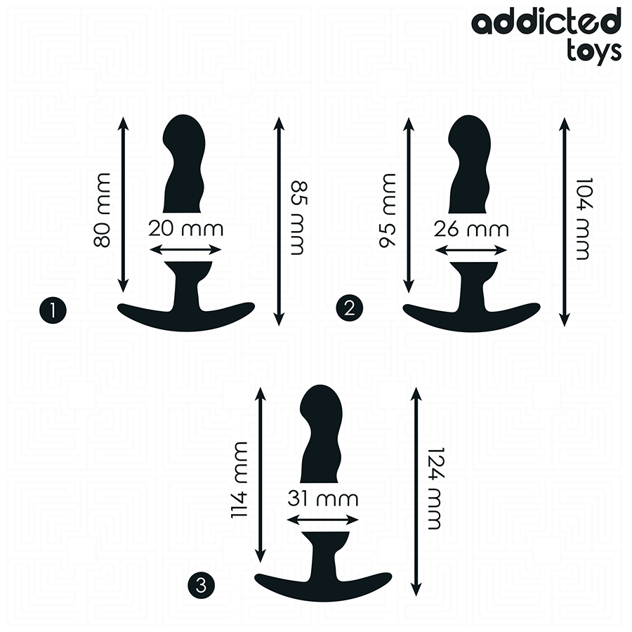 Addicted Toys - Set Van 3 Anal Plug Model 1 - Image 4