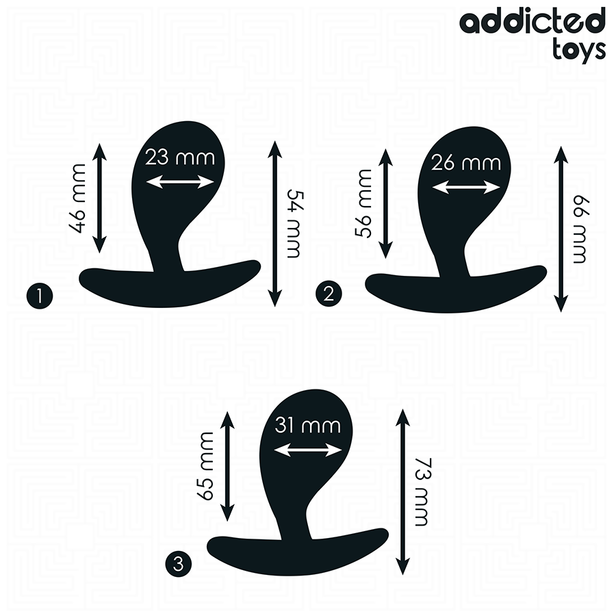 Addicted Toys - Set Van 3 Anal Pluggen Model 3 - Image 4