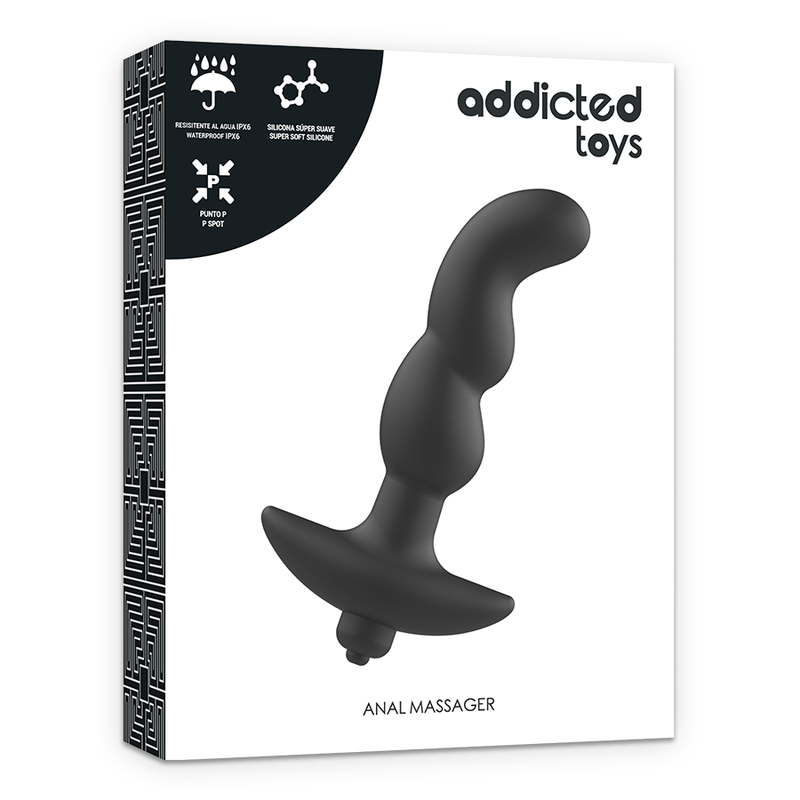 Addicted Toys - Masseur Anal Avec Vibration Noire Modèle 2 - Image 4
