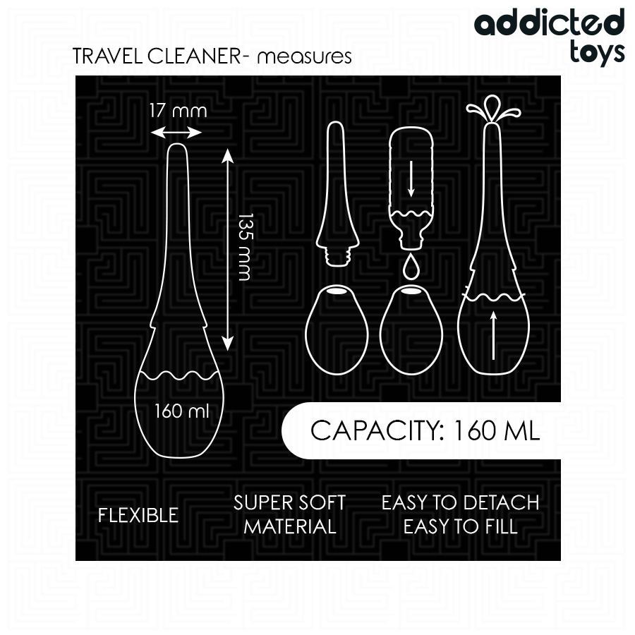 ADDICTED TOYS - TRAVEL CLEANER SILICONE MODEL 3 - Image 5