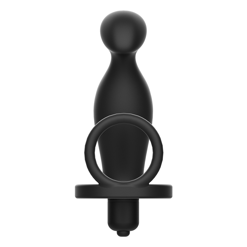 Addicted Toys - Plug Anal Avec Anneau En Silicone Noir 12 Cm - Image 3