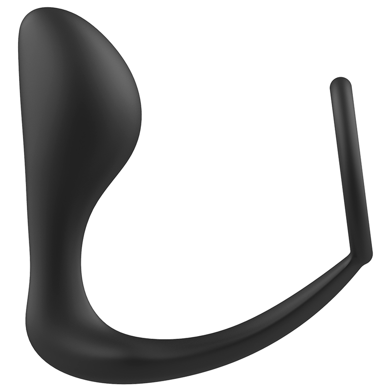 Addicted Toys - Plug Anal Avec Anneau En Silicone Noir - Image 4