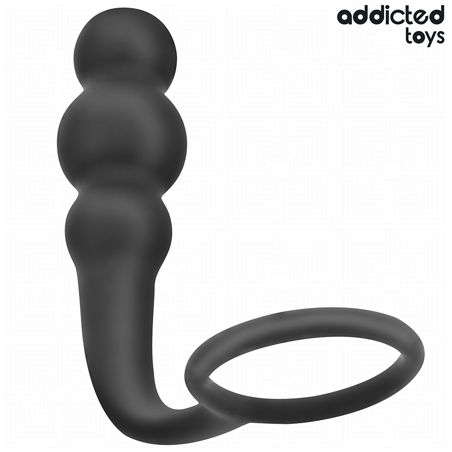 ADDICTED TOYS - ANAL PLUG WITH RING SILICONE MODEL 1 - Image 2