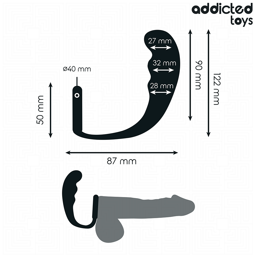Addicted Toys - Anal Plug Met Ring Model 4 - Image 4