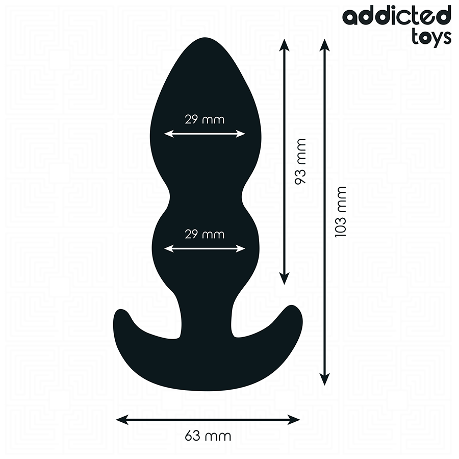 Addicted Toys - Anal Plug Maat S 10,3 Cm - Image 4