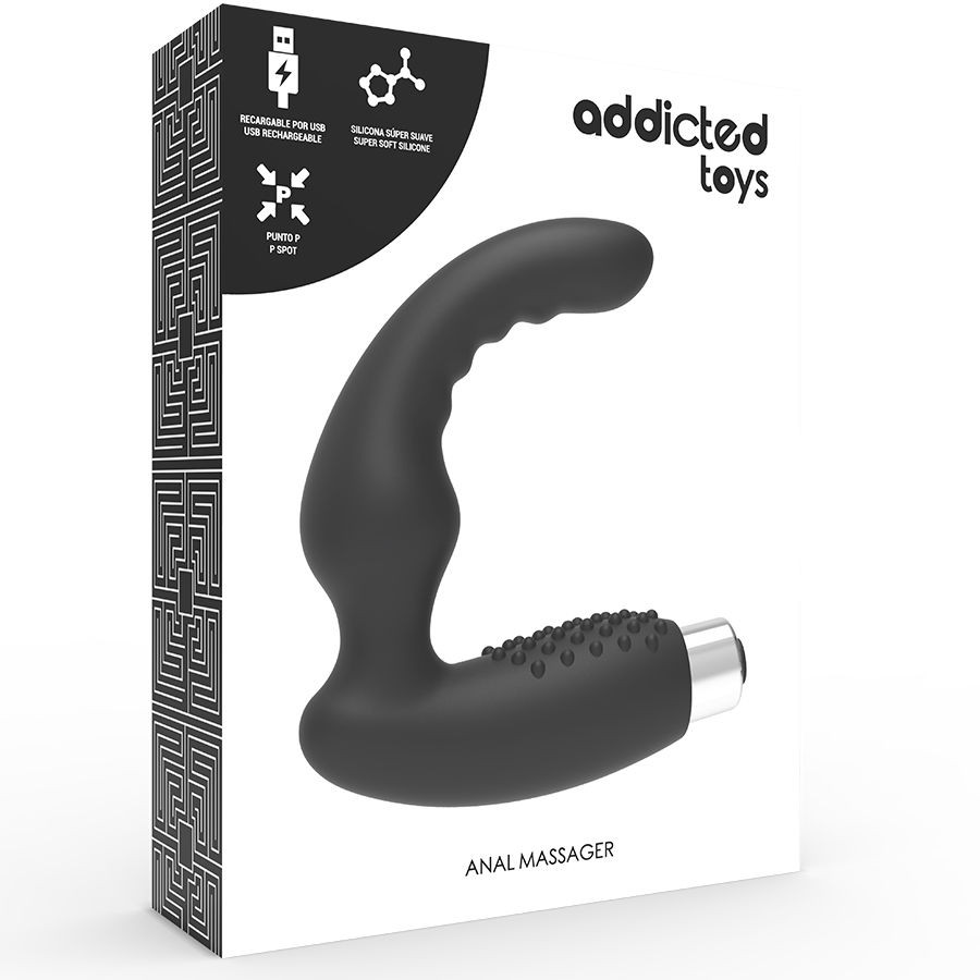 Addicted Toys - Vibrateur Prostatique Rechargeable Modèle 2 - Noir - Image 4