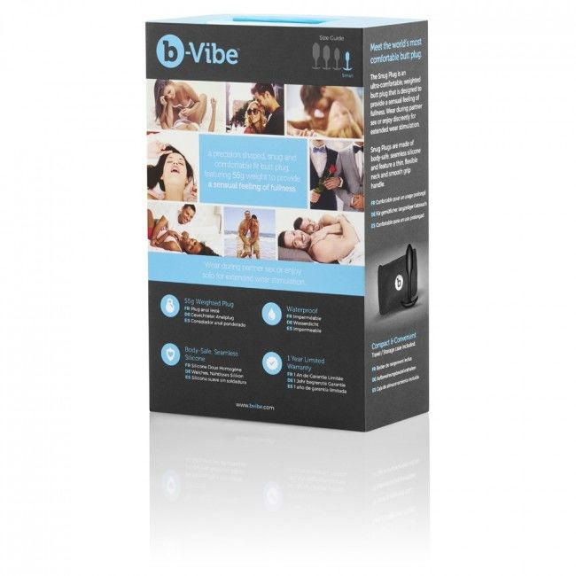 B-Vibe - Snug Plug 1 Noir - Image 4