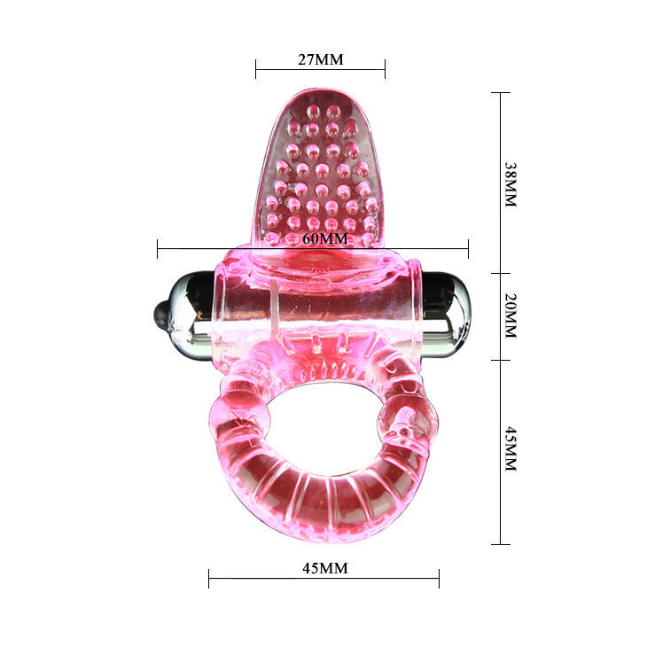 Baile - Penis Vibratie Ring Roze Sweet Abs 10 Ritmes - Image 4