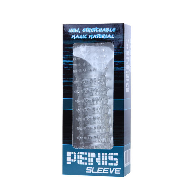 Baile - Penis Sheath With Stimulating Points Purple 14 Cm - Image 4