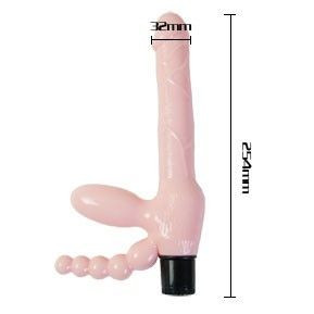 Baile - Tpr Tanglesdraadloos Harnas Met Vibratie En Anal Stimulatie 25,4 Cm - Image 2
