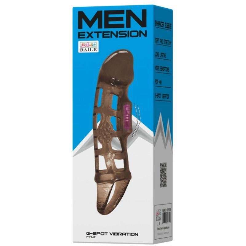 Baile - Penisverlengingshemel Met Vibratie En Band 13,5 Cm - Image 2