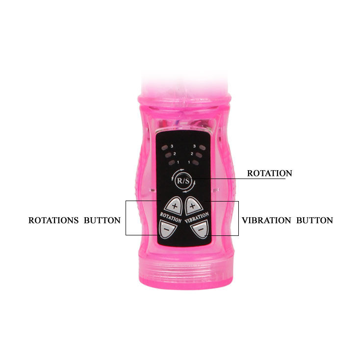 Baile - Mini Rotator Konijn Roze Met Superstimulator - Image 5