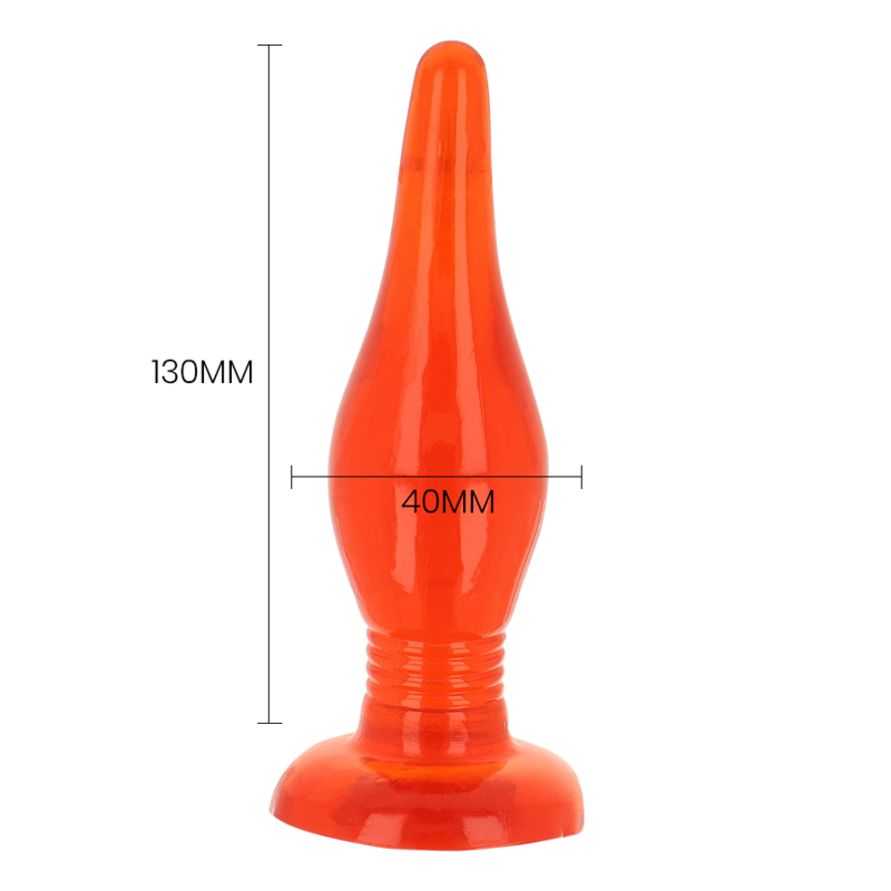 BAILE - RED SOFT TOUCH ANAL PLUG 14.2 CM - Image 5