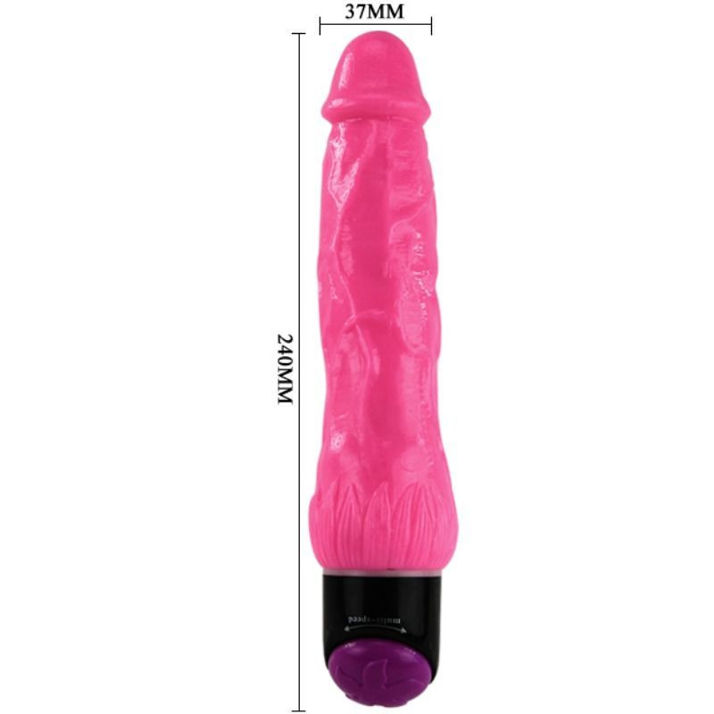 Baile - Realistische Vibrator Kleurige Sex Lila 24 Cm - Image 4