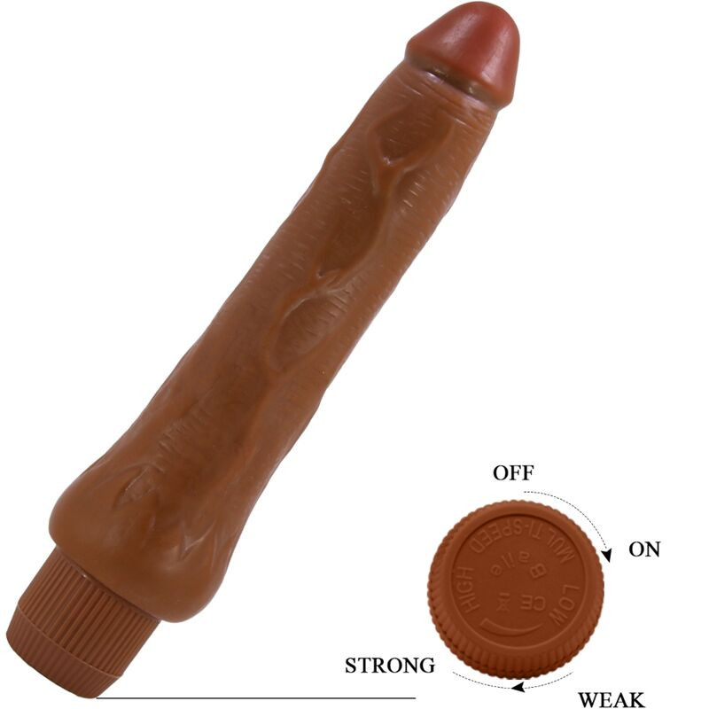 Baile - Realistische Vibrator Dryade 25 Cm Mulâtre - Image 5