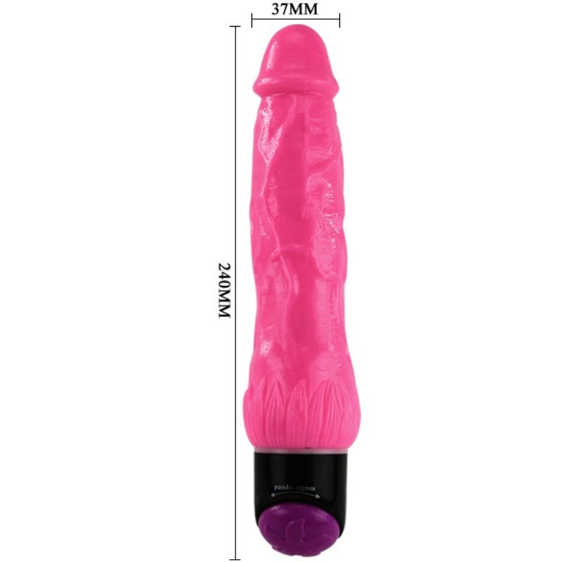 Baile - Realistische Vibrator Kleur Roze 24 Cm - Image 2