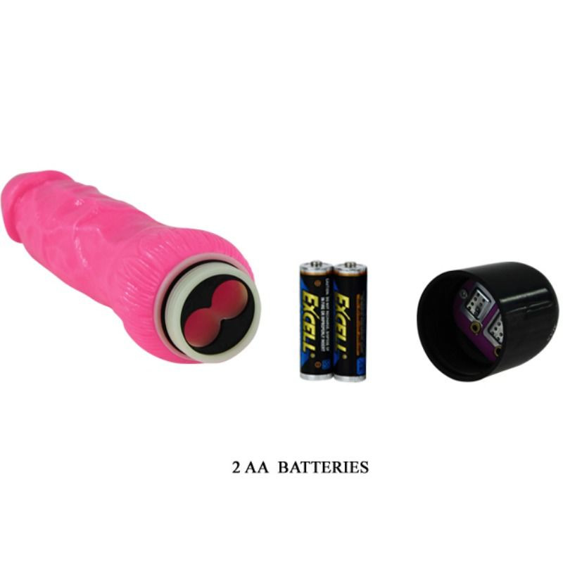 Baile - Realistische Vibrator Kleur Roze 24 Cm - Image 3