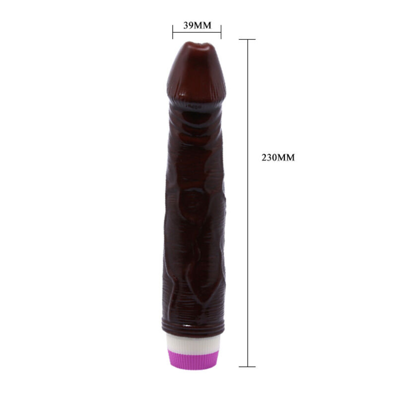 Baile - Waves Of Pleasure Vibrator 23 Cm Brown - Image 3