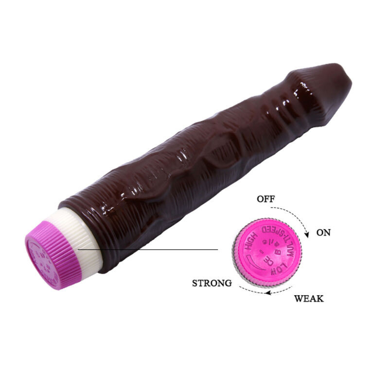 Baile - Waves Of Pleasure Vibrator 23 Cm Brown - Image 4