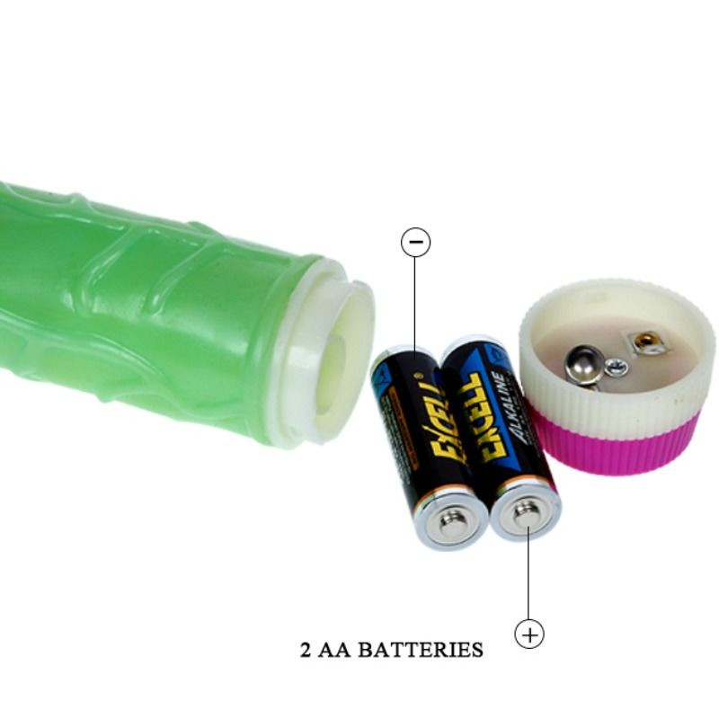 Baile - Waves Of Pleasure Vibrator 23 Cm Green - Image 3