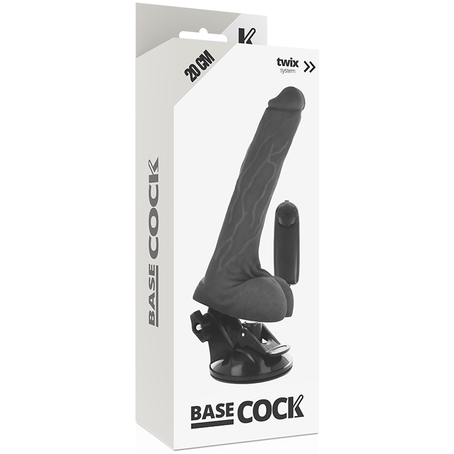 Basecock - Realistic Natural Remote Control Vibrator With Testicles 20 Cm -O- 4 Cm - Image 9