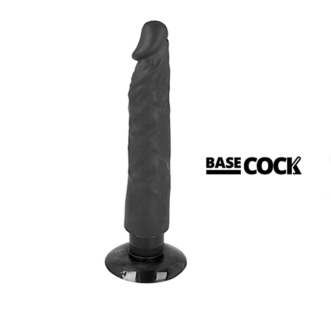 Basecock - Realistic Vibrator 2-1 Flesh 20 Cm -O- 4 Cm - Image 5