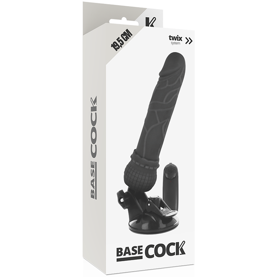 Basecock - Realistische Vibrator Met Afstandsbediening Natuurlijk 19,5 Cm -O- 4 Cm - Image 9