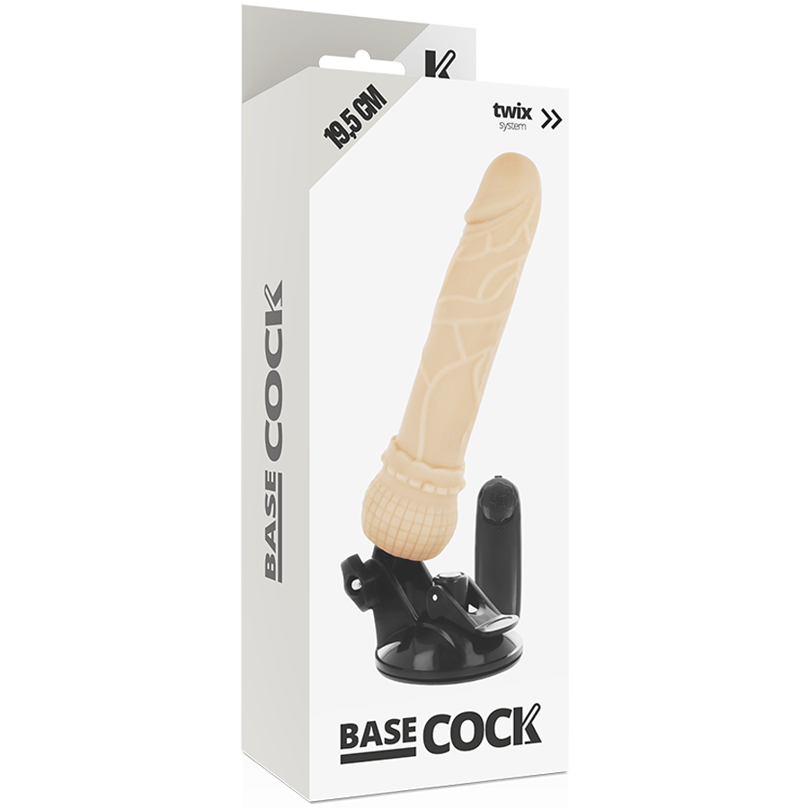 Basecock - Realistische Vibrator Met Afstandsbediening Natuurlijk 19,5 Cm -O- 4 Cm - Image 4
