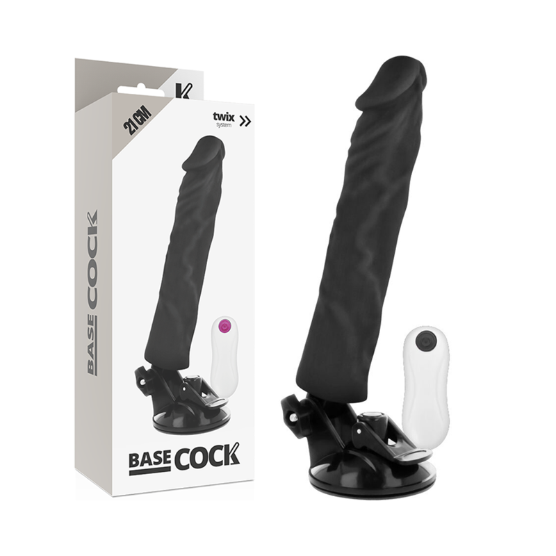 Basecock - Realistic Vibrator Remote Control Flesh 21 Cm -O- 4 Cm - Image 7