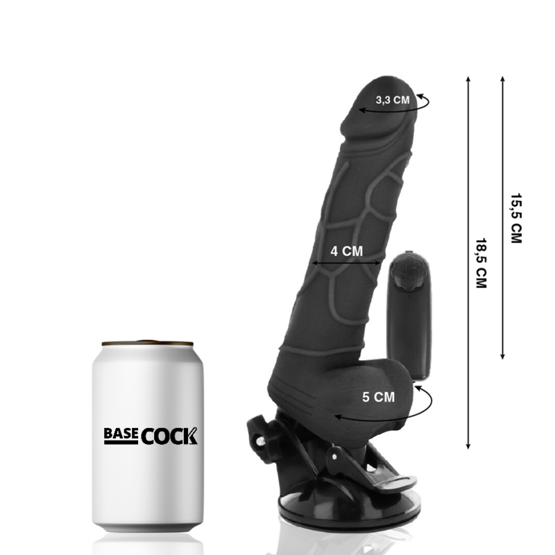 Basecock - Realistische Afstandsvibrator Natuurlijk 18,5 Cm -O- 4Cm - Image 6