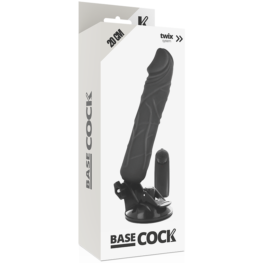 Basecock - Realistische Afstandsbediende Vibrator Natuurlijk 20 Cm -O- 4 Cm - Image 9