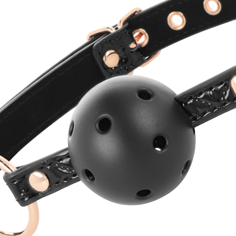 Begme - Black Edition Ball Gag Cuir Vegan - Image 4
