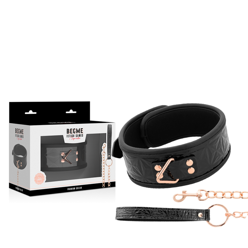 Begme - Black Edition Premium Collier En Cuir Vegan - Image 2