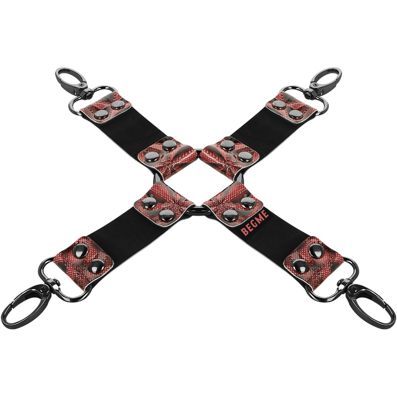 Begme - Cravate De Porc En Cuir Végan Premium Édition Rouge - Image 4