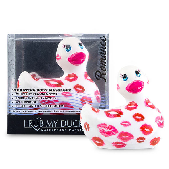 Big Tease Toys - Je Frappe Mon Duckie 2.0  Romance (Blanc Et Rose) - Image 2