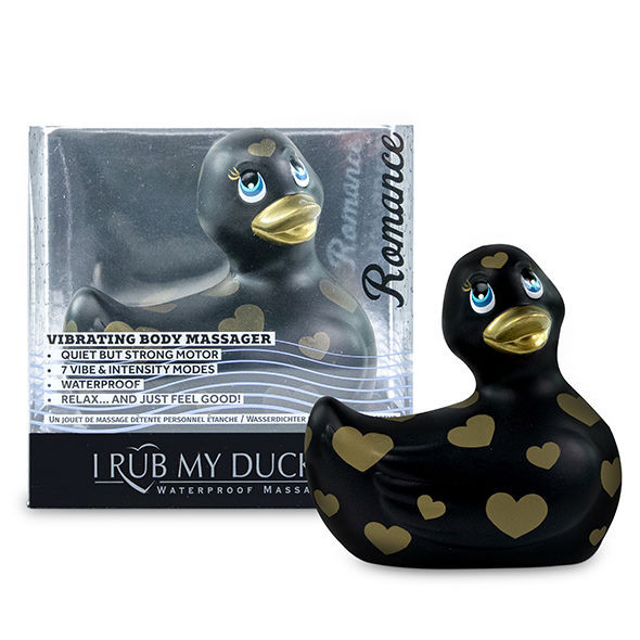 BIG TEASE TOYS - JE FRAPPE MON DUCKIE 2.0  ROMANCE (NOIR ET OR) - Image 3