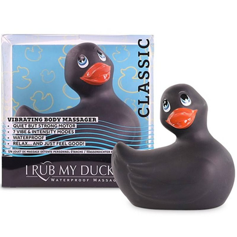 Big Tease Toys - Je Frappe Mon Duckie Classic Vibrating Duck Noir - Image 2