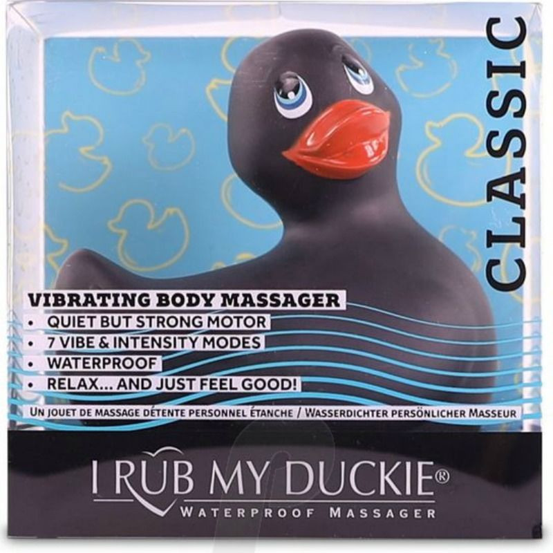 Big Tease Toys - Je Frappe Mon Duckie Classic Vibrating Duck Noir - Image 3