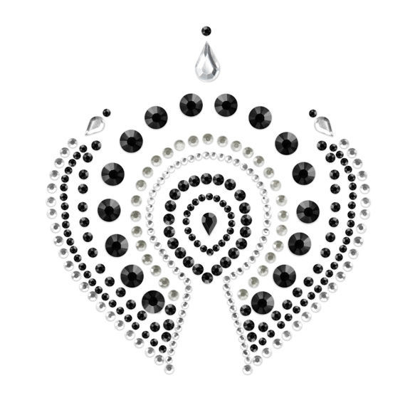 Bijoux - Indiscrets Flamboyant Noir & Argent - Image 2