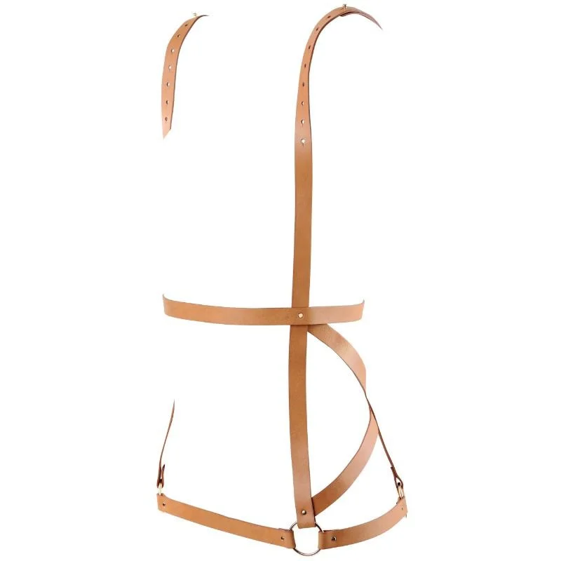 BIJOUX - INDISCRETS MAZE HARNAS VORM DRESS BRUIN