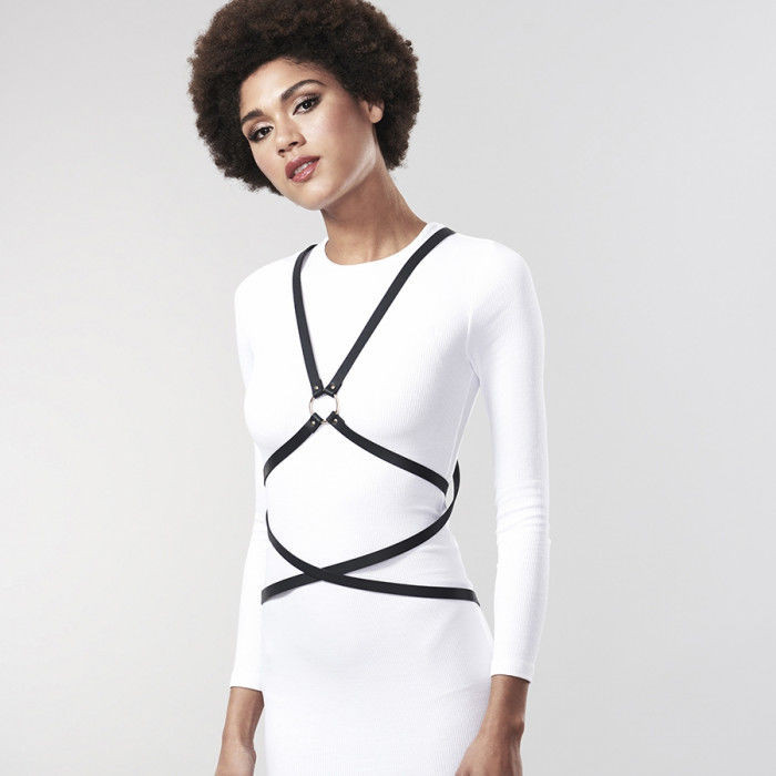 Bijoux Indiscrets Maze - Harnais Multi-Voies Noir - Image 3