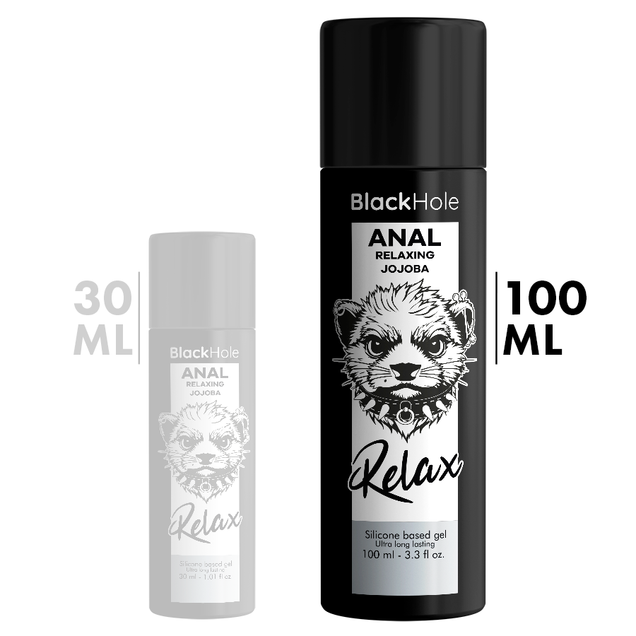 BLACK HOLE - ANAL RELAXING JOJOBA RELAX SILICONE BASE 100 ML - Image 2