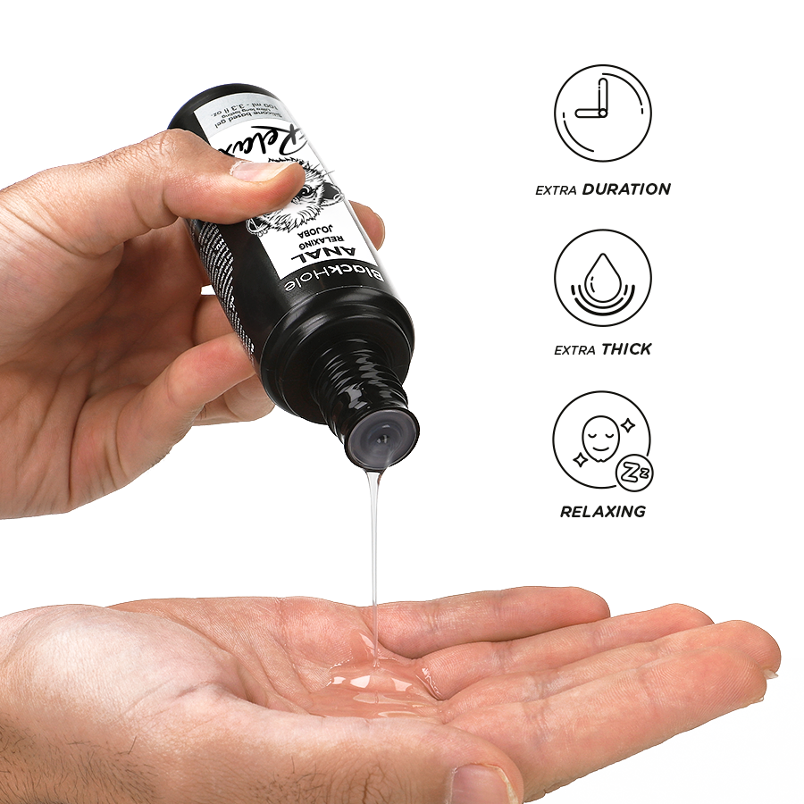 BLACK HOLE - ANAL RELAXING JOJOBA RELAX SILICONE BASE 100 ML - Image 3