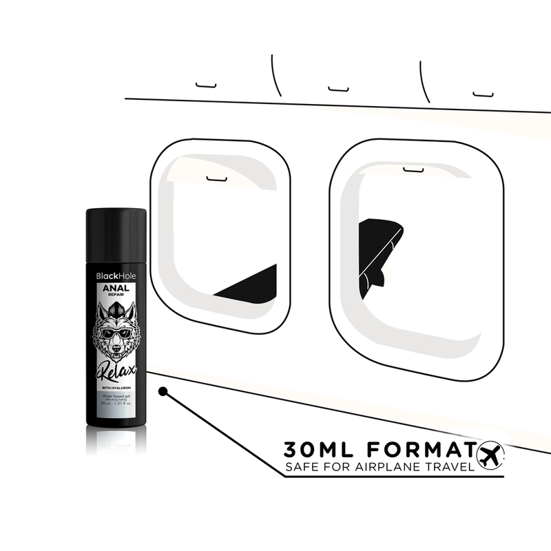 BLACK HOLE - ANALE RELAXATIE REPARATIE OP WATERBASIS MET HYALURON 30 ML - Image 5